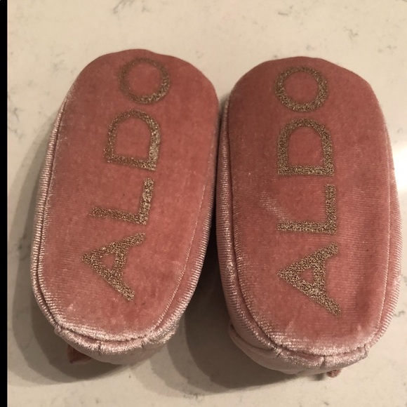 Infant velvet bow shoes - Picture 3 of 3